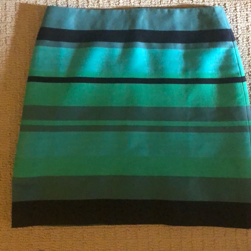 LOFT striped skirt
